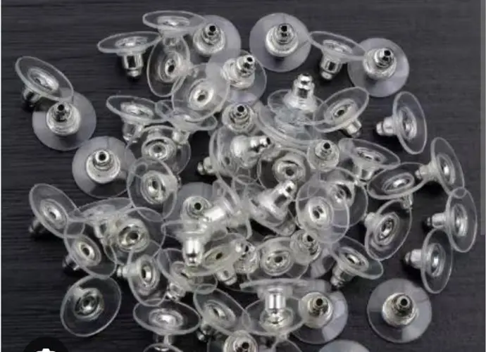 Plastic- Silver Earring Pech 100 GM