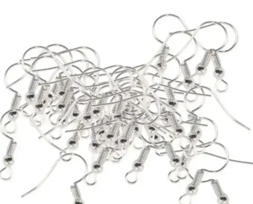 Fish Ear Hooks, In Silver 100 GM